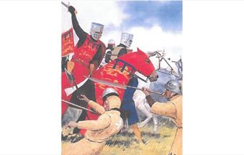 Illustration of battle of lewes