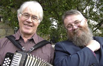 Folk musicians Pete Shepheard & Arthur Watson