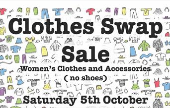 Poster for clothes swap sale