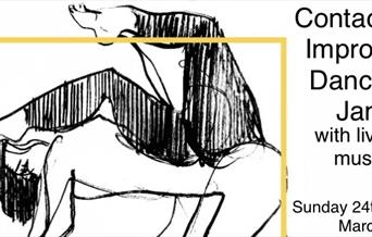 Poster artwork depicting improvised dance