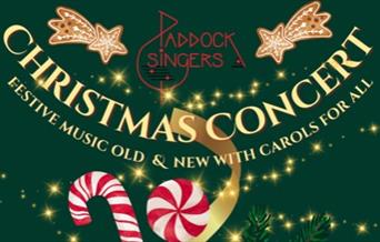 poster with festive decorations