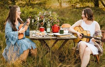 Folk musicians Bryony Griffith and Alice Jones