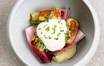 Bowl of delicious food