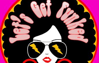 Let's Get Funked Afro logo with sunglasses
