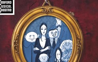 Framed picture of The Addams Family