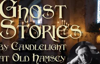 Photograph of MR James - writer of ghost stories.