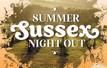 Poster image featuring Sussex vineyard