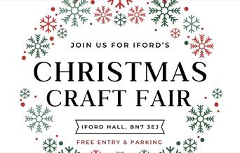 Event details surrounded by festive motifs