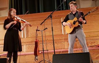 Folk duo Nancy Kerr and James Fagan