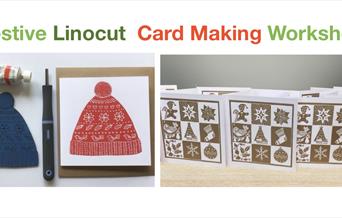Hand-printed Christmas cards