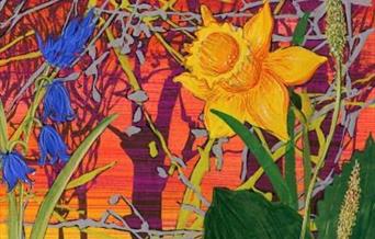 Daffodil painting