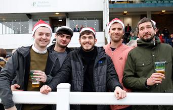 Festive racegoers!