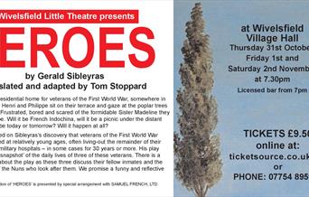Wivelsfield Little Theatre presents 'HEROES'