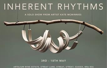 Hanging sculpture in clay by artist Kate McMinnies