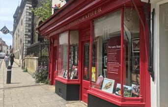 Reeves' shop front on a sunny day