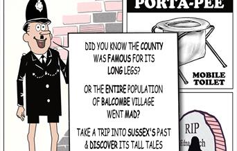 SILLY SUSSEX illustrated comedy talk