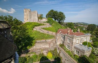 View of Lewes Castle