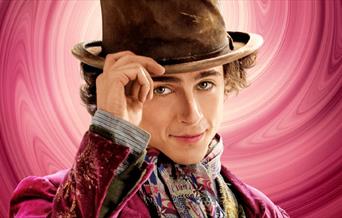 Actor Timothée Chalamet as Wonka

