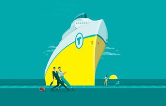 Illustration of a ferry