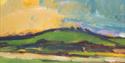 Painting of the South Downs by Julian Le Bas