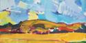 Painting of the South Downs by Julian Le Bas