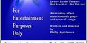 Theatre event poster