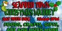 Festive poster for Christmas market