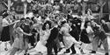 B/w photo of 40s tea dance