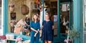 Present day image of Chloe & Harriet at Closet & Botts