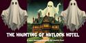 Ghosts pictured with a hotel
