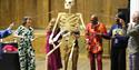 Walking skeleton puppet