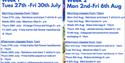 Art clubs time table