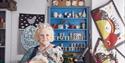 Mary Fellows - artist taking part in Lewes Artwave, in the Needlemakers