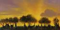 Tree skyline - painting
