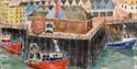Painting  of Newhaven Harbour by Glenys Ruane