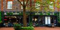 Restaurant exterior in daytime