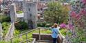 View from top of Lewes Castle