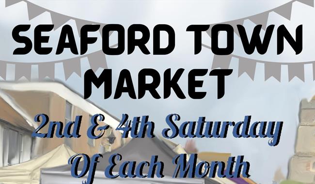 Poster promoting Seaford Town Market