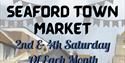 Poster promoting Seaford Town Market