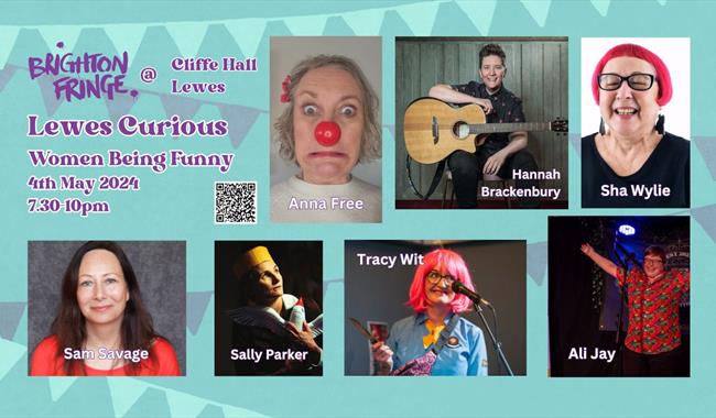 Female comedians performing in Lewes as part of Brighton Fringe
