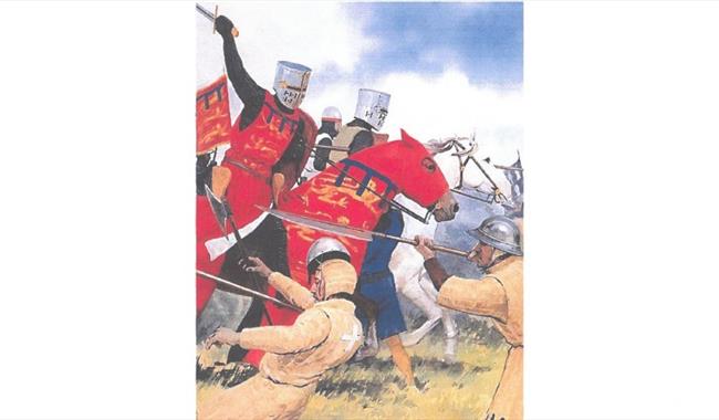 Illustration of battle of lewes