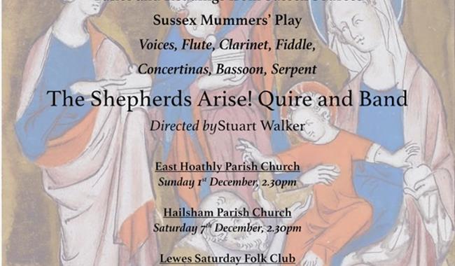 Shepherds Arise! Old Sussex carols, dance tunes & Mummers' Play, Lewes Saturday Folk Club