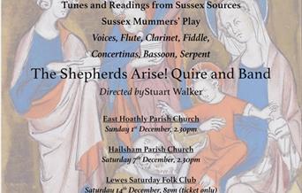 Shepherds Arise! Old Sussex carols, dance tunes & Mummers' Play, Lewes Saturday Folk Club