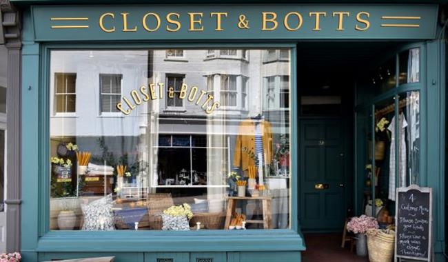 Closet & Botts shop window