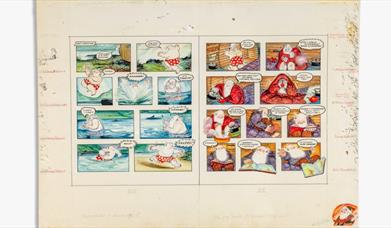 Illustrations of Father Christmas by Raymond Briggs
