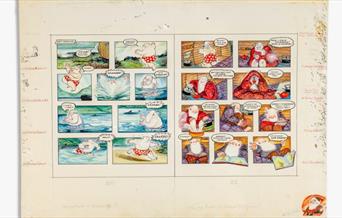 Illustrations of Father Christmas by Raymond Briggs