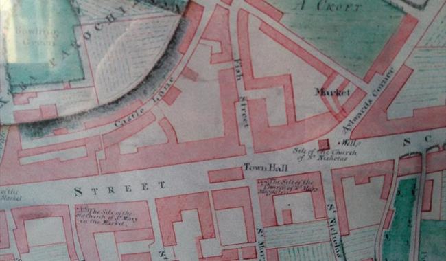 old map of Lewes