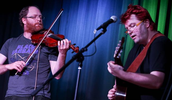 Folk musicians Jon Loomes and Tom Kitching