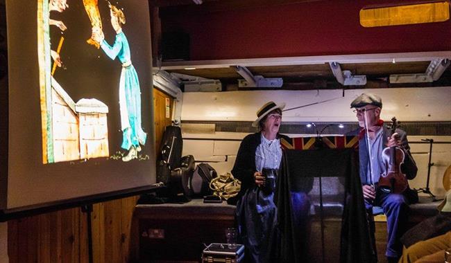 Pepper's Ghost Magic Lantern Show, Lewes Saturday Folk Club