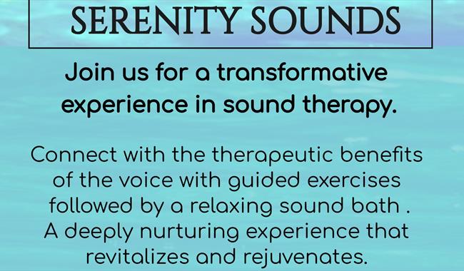 Poster for sound therapy workshop